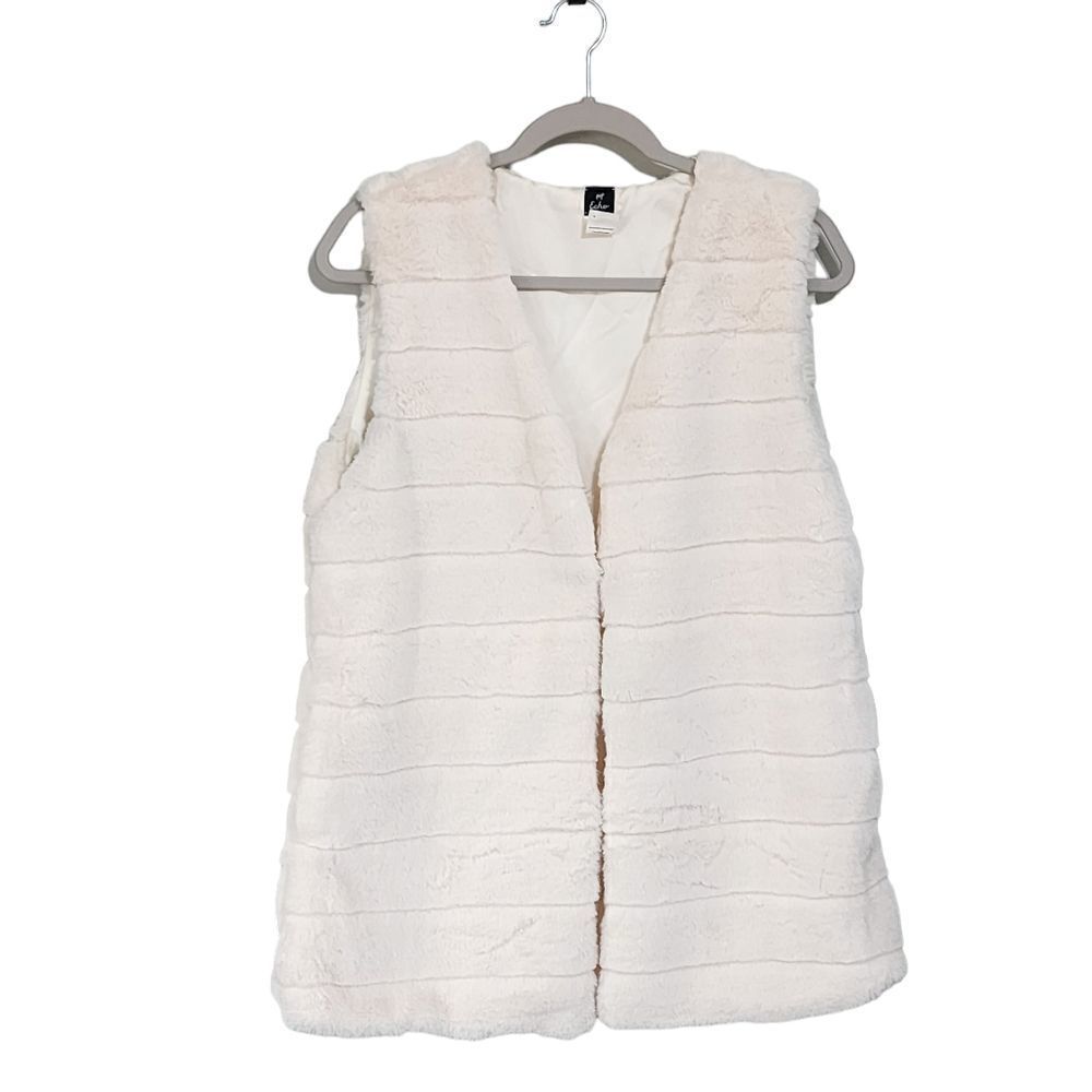Echo faux fur vest S/M Cream Soft Lux Cozy